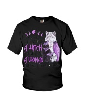She Had A Soul Of A Witch Heart Of A Woman Spirit Of Wolf T-Shirt Witchy Woman Shirt Youth T-Shirt tile