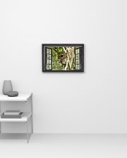 Sloth In Jungle Through The Window Poster Cute Prints For Wall 17x11 Poster poster-landscape-17x11-lifestyle-04