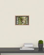 Sloth In Jungle Through The Window Poster Cute Prints For Wall 17x11 Poster poster-landscape-17x11-lifestyle-08
