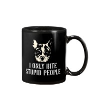 I Only Bite Stupid People French Bulldog Mug thumbnail