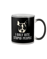 I Only Bite Stupid People French Bulldog Color Changing Mug thumbnail