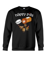 Chickens Happy pills T-shirt Crewneck Sweatshirt thumbnail