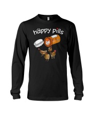 Chickens Happy pills T-shirt Long Sleeve Tee thumbnail