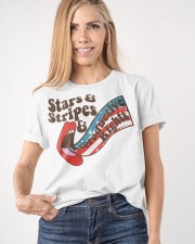 Stars And Stripes And Reproductive Rights T-Shirt My Body My Choice Shirt Gift Classic T-Shirt apparel-classic-tshirt-lifestyle-front-100