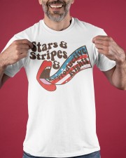 Stars And Stripes And Reproductive Rights T-Shirt My Body My Choice Shirt Gift Classic T-Shirt apparel-classic-tshirt-lifestyle-front-181
