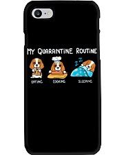My Quarantine Routine cocker spaniel3 Phone Case thumbnail