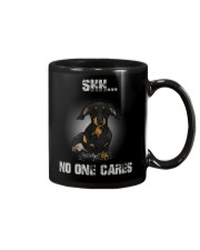 Shh No One Cares Dachshund T-shirt Mug thumbnail