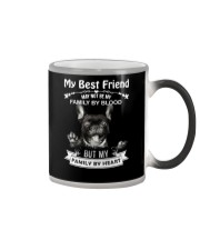 My Best Friend May Not Be My Family By Frenchie Color Changing Mug thumbnail