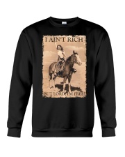 I AINT RICH BUT LORD IM HORSE Crewneck Sweatshirt thumbnail
