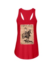 I AINT RICH BUT LORD IM HORSE Ladies Flowy Tank thumbnail