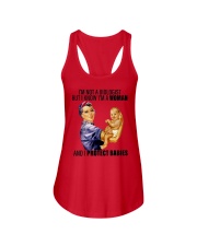 I'm Not A Biologist But I Know I'M A Woman And I Protect Babies Shirt Pediatric Nurse Gifts Ladies Flowy Tank tile