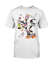 unicorn tree halloween Classic T-Shirt front