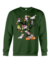 unicorn tree halloween Crewneck Sweatshirt thumbnail