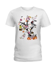 unicorn tree halloween Ladies T-Shirt thumbnail