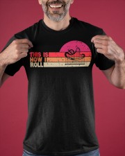 This Is How I Roll Roller Coaster Vintage Shirt Apparel Roller Coaster Gift Ideas Classic T-Shirt apparel-classic-tshirt-lifestyle-front-181