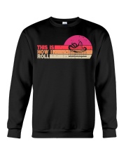 This Is How I Roll Roller Coaster Vintage Shirt Apparel Roller Coaster Gift Ideas Crewneck Sweatshirt tile