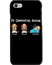My Quarantine Routine beagle4 Phone Case thumbnail