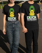 Duck Depression Mental Health Awareness T-Shirt Funny Duck Shirts Mental Health Gifts For Him Classic T-Shirt apparel-classic-tshirt-lifestyle-front-145