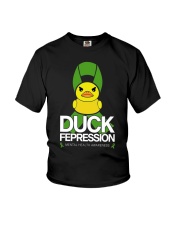 Duck Depression Mental Health Awareness T-Shirt Funny Duck Shirts Mental Health Gifts For Him Youth T-Shirt tile