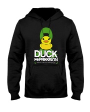 Duck Depression Mental Health Awareness T-Shirt Funny Duck Shirts Mental Health Gifts For Him Hooded Sweatshirt tile