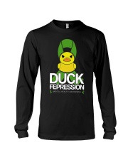 Duck Depression Mental Health Awareness T-Shirt Funny Duck Shirts Mental Health Gifts For Him Long Sleeve Tee tile