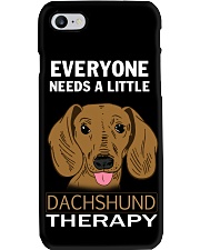 Everyone Needs A Little Dachshund Therapy Phone Case thumbnail