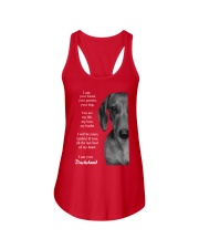 Dachshund i am your friend your partner your dog Ladies Flowy Tank thumbnail