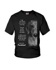 Dachshund i am your friend your partner your dog Youth T-Shirt thumbnail