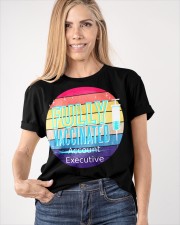 Fully Vaccinated Account Executive Shirt Theater Backstage Humor Clothing Gifts For Executive Classic T-Shirt apparel-classic-tshirt-lifestyle-front-100