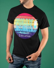 Fully Vaccinated Account Executive Shirt Theater Backstage Humor Clothing Gifts For Executive Classic T-Shirt apparel-classic-tshirt-lifestyle-front-88