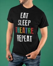 Eat Sleep Theatre Repeat Classic Shirt Funny Sayings Gift For Theatre Lover 2021 Christmas Classic T-Shirt apparel-classic-tshirt-lifestyle-front-88
