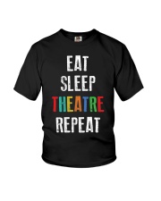 Eat Sleep Theatre Repeat Classic Shirt Funny Sayings Gift For Theatre Lover 2021 Christmas Youth T-Shirt tile