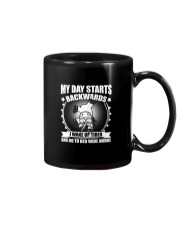 my day starts backwards - unicorn T-shirt Mug thumbnail