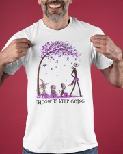 Choose To Keep Going Halloween T-Shirt Suicide Awareness Shirt Clothing Classic T-Shirt apparel-classic-tshirt-lifestyle-front-181