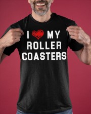 I Love Roller Coasters Shirt Coaster Enthusiast Themed Clothes Gifts For Teenage Guys Classic T-Shirt apparel-classic-tshirt-lifestyle-front-181