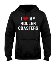 I Love Roller Coasters Shirt Coaster Enthusiast Themed Clothes Gifts For Teenage Guys Hooded Sweatshirt tile