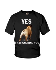 Yes i am ignoring you french bulldog IGNORING Youth T-Shirt thumbnail