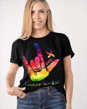 Cancer Sucks Whatever Color Shirt Sign Language Graphic T-Shirt Gift For Men Women Classic T-Shirt apparel-classic-tshirt-lifestyle-front-100