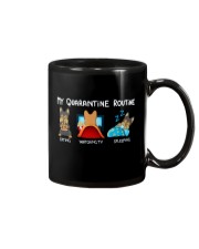 My Quarantine Routine Yorkie Mug thumbnail