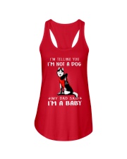 Husky I'm Telling You I'm Not A Dog Ladies Flowy Tank thumbnail