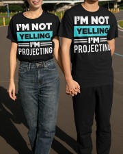 I'm Not Yelling I'm Projecting Shirt Actor Graphic Tee Gift Ideas For Husband Classic T-Shirt apparel-classic-tshirt-lifestyle-front-145