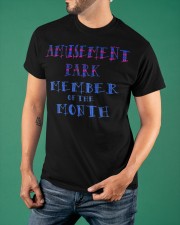 Amusement Park Member Of The Month Shirt Rollercoaster T-Shirt Men Women Gift Classic T-Shirt apparel-classic-tshirt-lifestyle-front-88