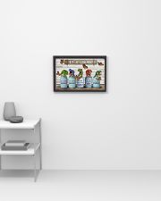 T-rex Dinosaur And Butterfly It's Okay Home Decor 17x11 Poster poster-landscape-17x11-lifestyle-04