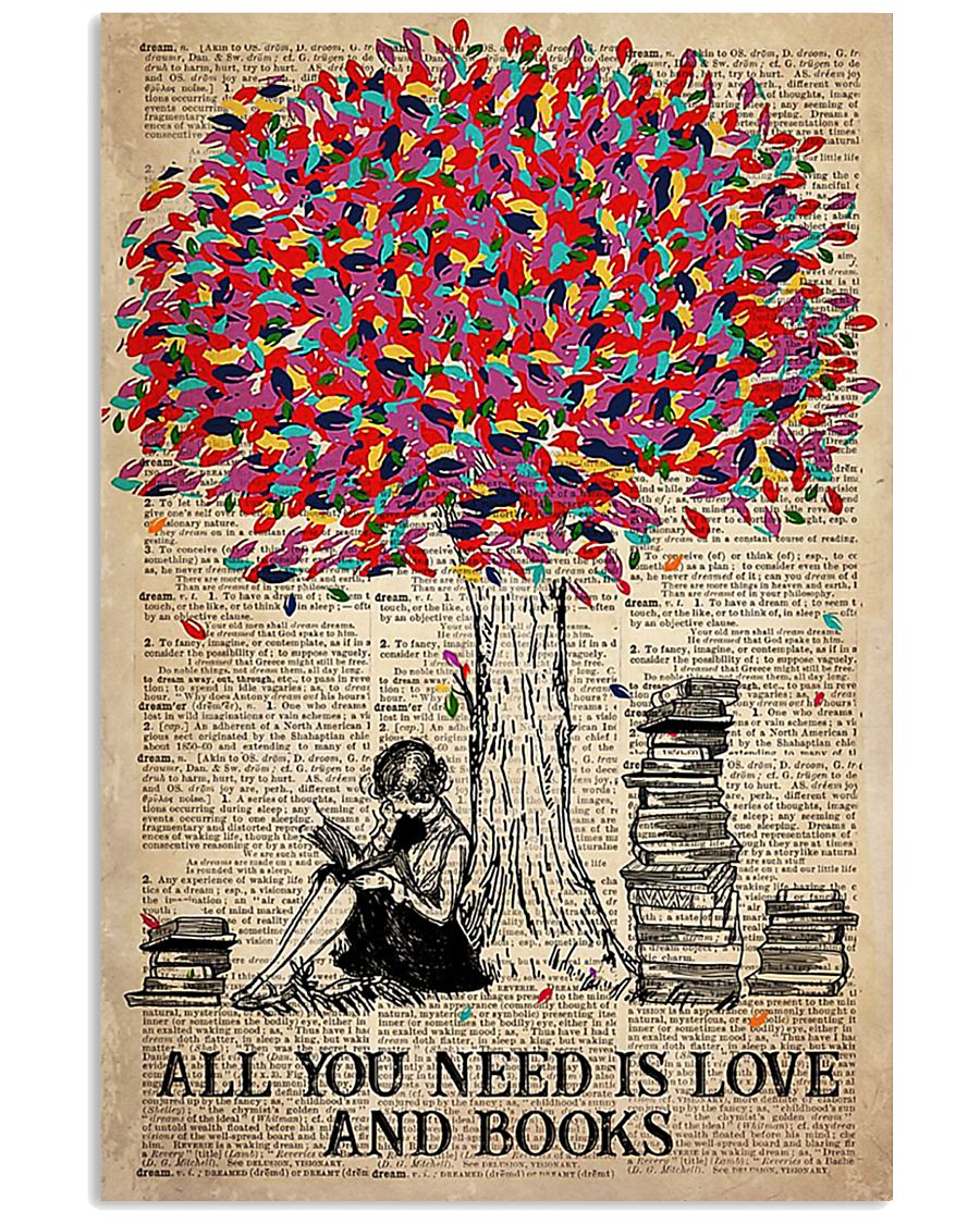 All You Need Is Love And Books 11x17 Poster