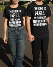 I'm Going To Hell In So Many Different Religions T-Shirt Atheist Atheism Shirt Clothes Classic T-Shirt apparel-classic-tshirt-lifestyle-front-145
