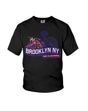 Brooklyn NY Coney Island Original Shirt Roller Coaster Graphic Tees Gift For Son Youth T-Shirt tile