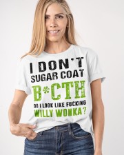 I Don't Sugar Coat Bitch T-Shirt Funny Womens Shirt With Sayings Classic T-Shirt apparel-classic-tshirt-lifestyle-front-100