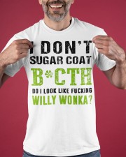 I Don't Sugar Coat Bitch T-Shirt Funny Womens Shirt With Sayings Classic T-Shirt apparel-classic-tshirt-lifestyle-front-181