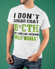 I Don't Sugar Coat Bitch T-Shirt Funny Womens Shirt With Sayings Classic T-Shirt apparel-classic-tshirt-lifestyle-front-88