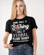 Some Call It Bitching I Can It Verbal Release Therapy T-Shirt Funny Womens Shirt Sayings Classic T-Shirt apparel-classic-tshirt-lifestyle-front-100